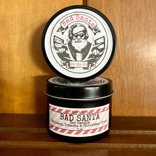 Bad Santa Christmas Candle