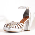 Disco Platform Holiday Leather Heels