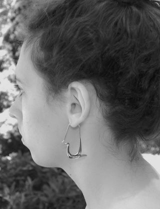 Sterling Silver Bird Earrings