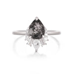 Black Rutilated Quartz Ring