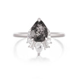Black Rutilated Quartz Ring
