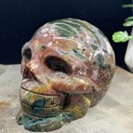 Crystal Skull - Ocean Jasper