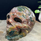 Crystal Skull - Ocean Jasper