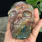 Crystal Skull - Ocean Jasper