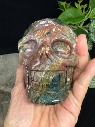 Crystal Skull - Ocean Jasper