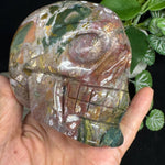 Crystal Skull - Ocean Jasper
