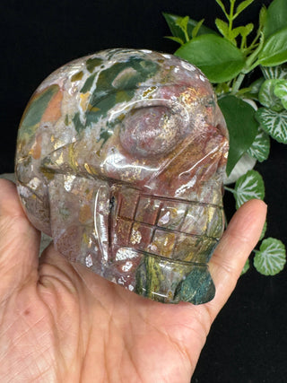 Crystal Skull - Ocean Jasper