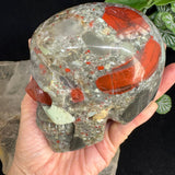 Bloodstone Crystal Skull