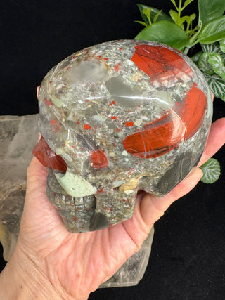 Bloodstone Crystal Skull