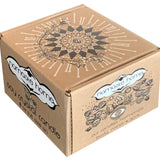 The candle packaging (a cardboard box) on a white background.