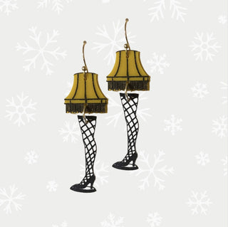 A Christmas Story Leg Lamp Earrings