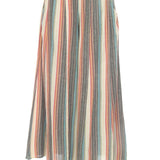 Striped Wide Leg Cotton Pants