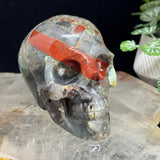Bloodstone Crystal Skull