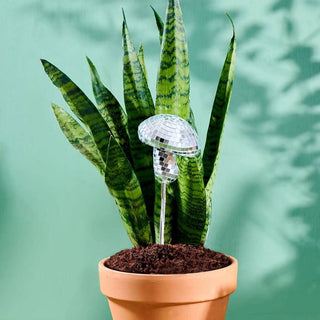 Disco Mushroom - Disco Ball Decorative Plant Stakes