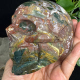 Crystal Skull - Ocean Jasper
