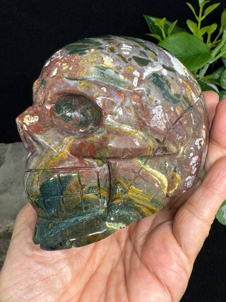 Crystal Skull - Ocean Jasper