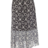 Celestial Slit Ruffled Maxi Skirt