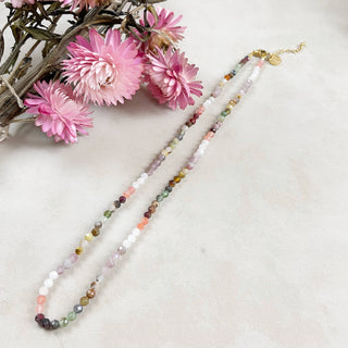 Garden Gemstone Beaded Necklace