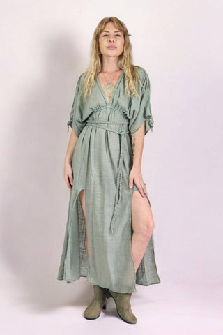 Organic Cotton Rope Goddess Maxi Dress