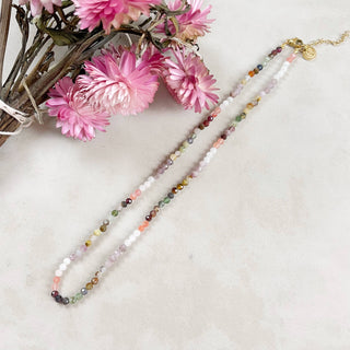 Garden Gemstone Beaded Necklace