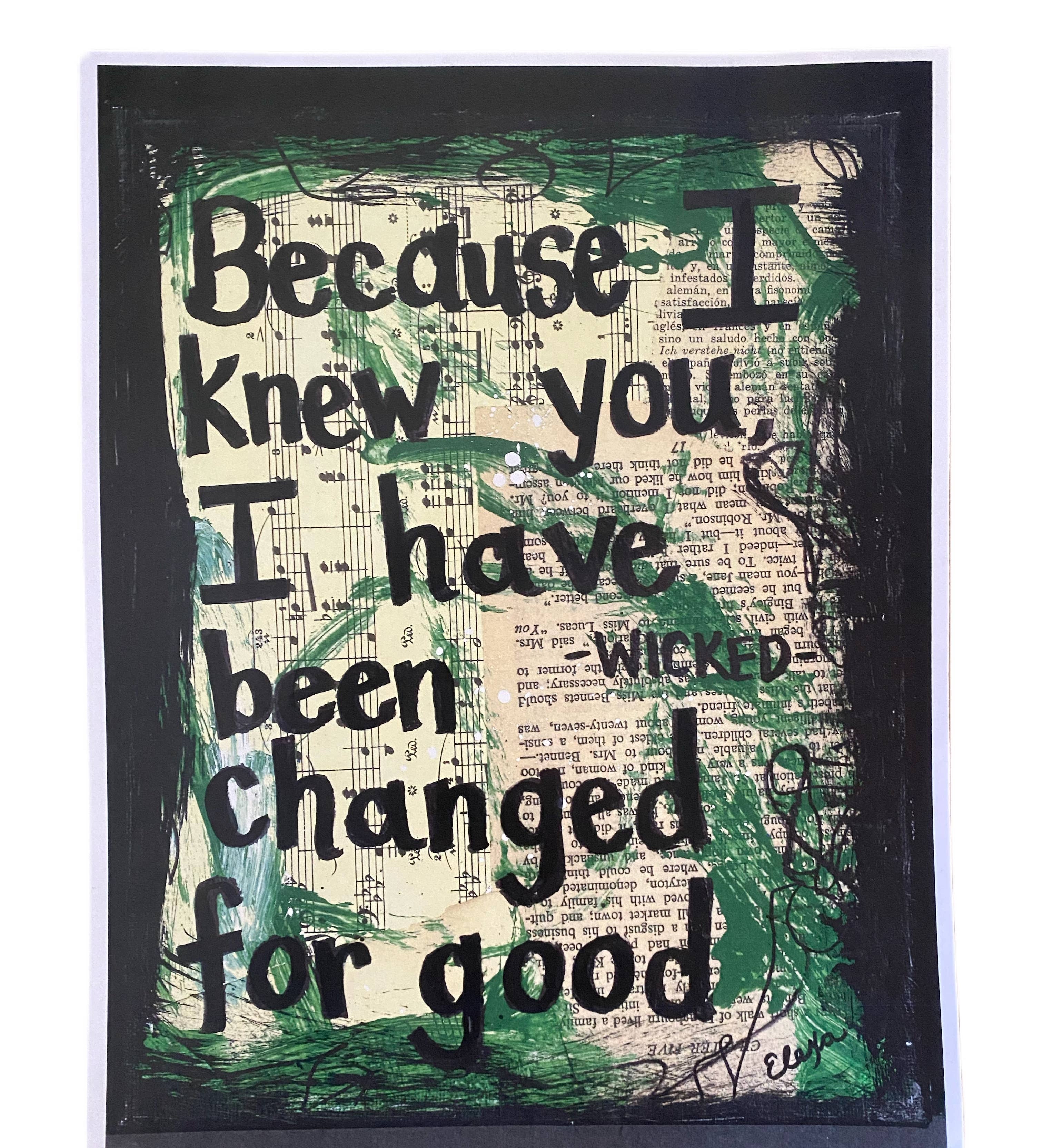For Good Lyrics Wicked