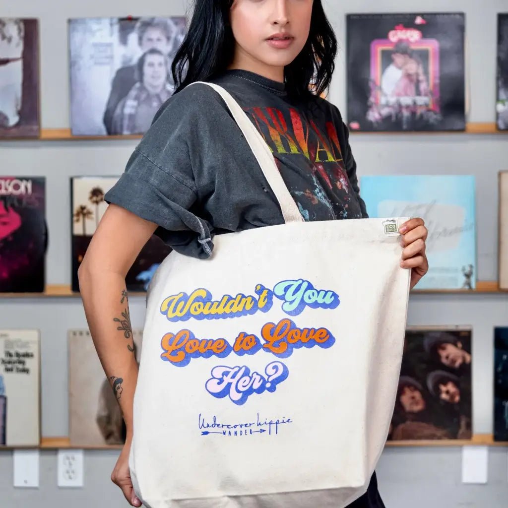 70’s Stevie Nicks - Love To Love - Eco Tote