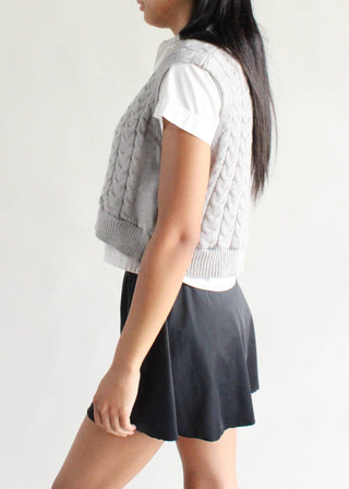 Cropped Sweater Vest