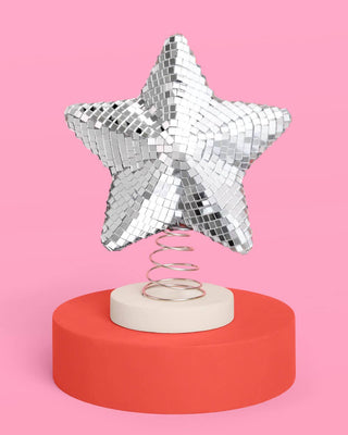 Disco Star Tree Topper - Christmas Tree Topper