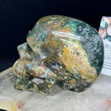 Ocean Jasper Healing Crystal Skull
