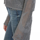 Celestial Lacy Cropped Hoodie