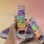 7 Chakras Floral White Sage Smudge Stick