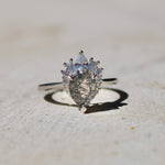 Black Rutilated Quartz Ring