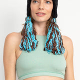 Hand Knit Wool Beanie Hat