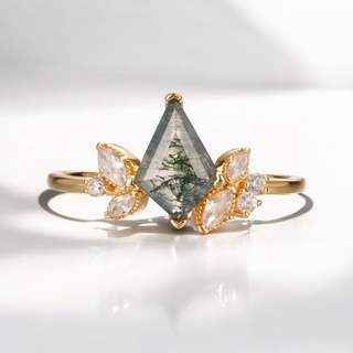 Moss Agate Ring