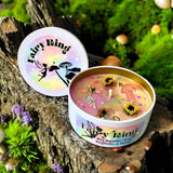 Fairy Ring Candle | Magnolia & Peony Scent | Crystals