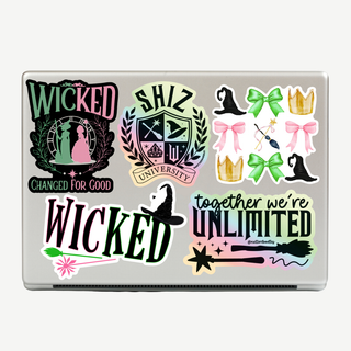 Wicked Movie Musical Elphaba Galinda Witch Crown Sticker