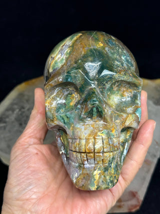 Ocean Jasper Healing Crystal Skull