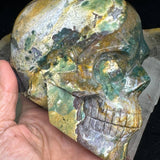 Ocean Jasper Healing Crystal Skull