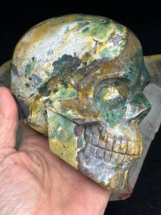 Ocean Jasper Healing Crystal Skull