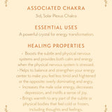 Citrine Crystal Healing Glass Candle