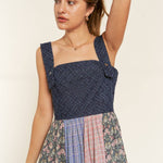 Plus Size Dress Vintage Suspender Maxi