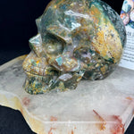 Ocean Jasper Healing Crystal Skull