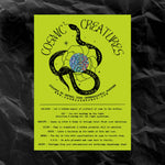 Scratch Off Fortune Card "Cosmic Creatures" (Snake)