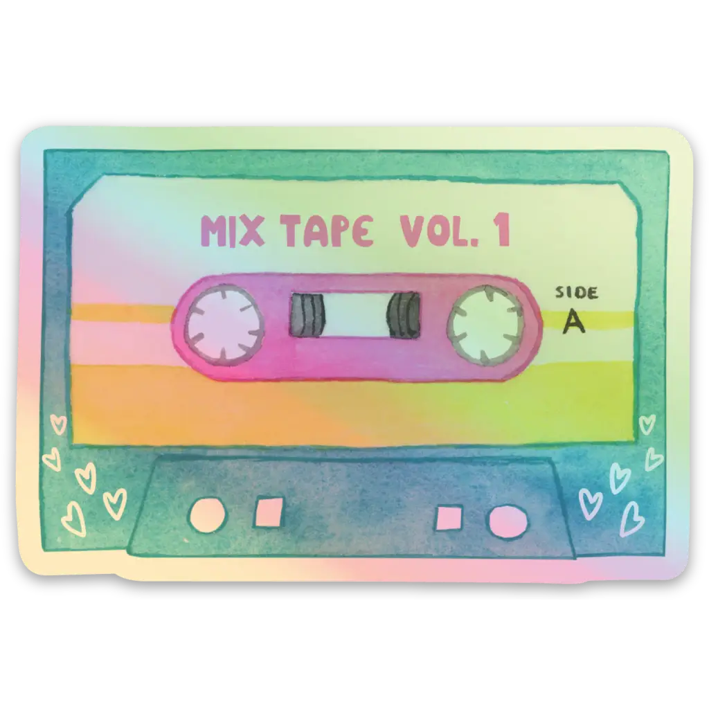 90s Cassette Tape Sticker