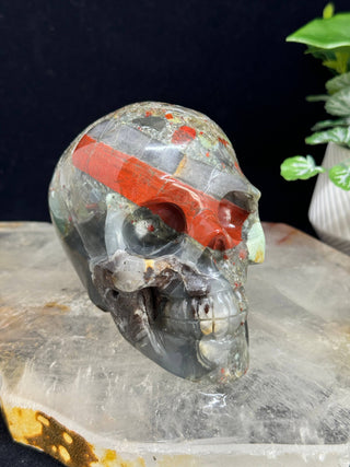 Bloodstone Crystal Skull