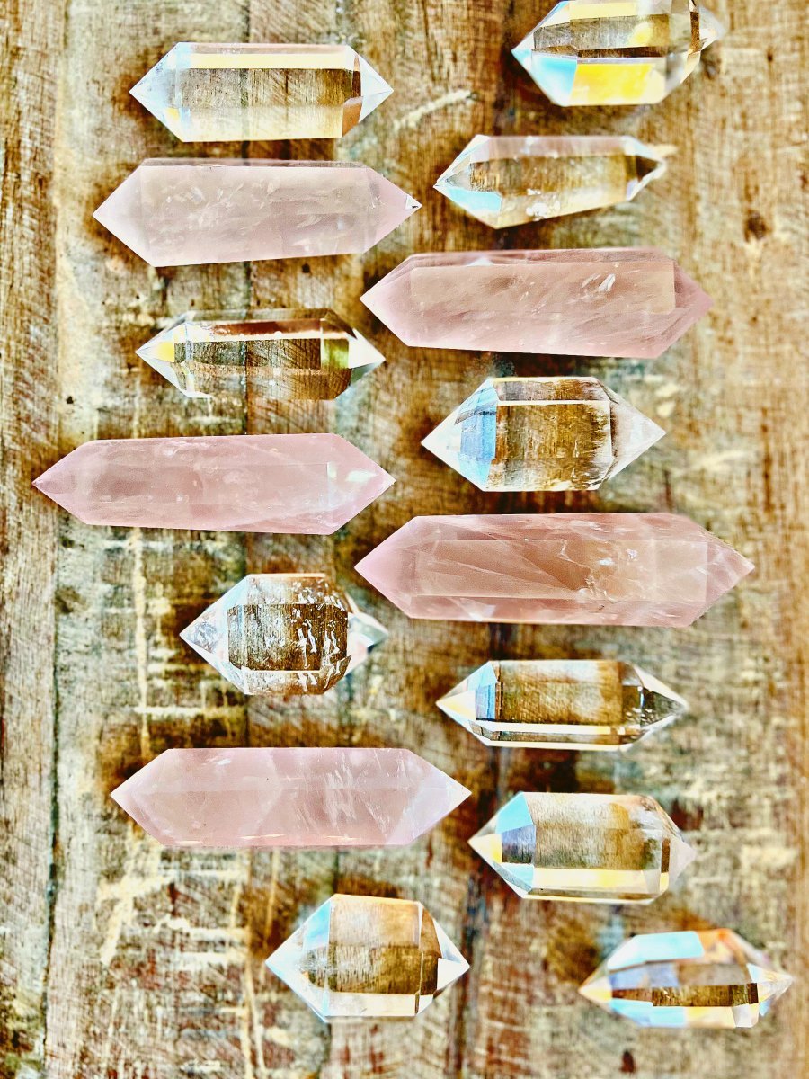 Double Terminated Crystal Points - The Boho Depot