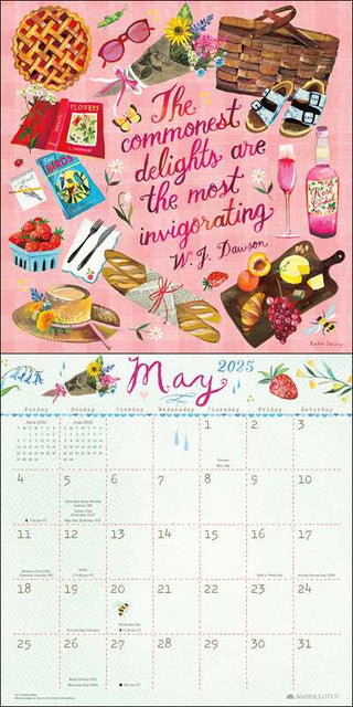 Katie Daisy 2025 Wall Calendar