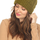 Cable Knit Fishermans Beanie