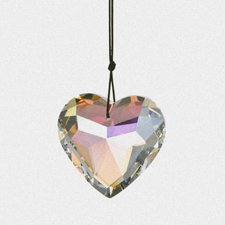 Crystal Heart Prism Suncatcher