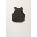 97 Crew Neck Racerback Cropped Graphic Tank Top